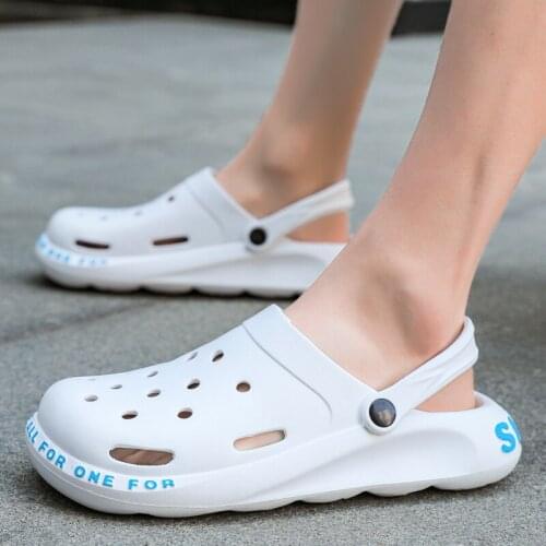 Lovers White Sandals Men Summer Shoes Lightweight Comfort Sandals And Slippers For Men Grande Beach Shoes sandalias de hombre