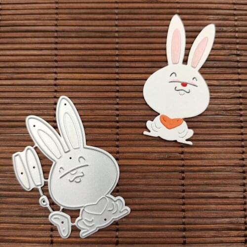 Easter Bunny Series Metal Cutting Dies For DIY Scrapbooking Cards Decorative Craft Embossing