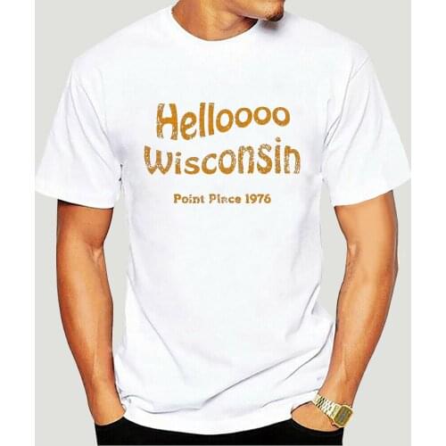 Men tshirt Short sleeve Hello Wisconsin That 70s Show T Shirt tee tops Women t-shirt-2500A