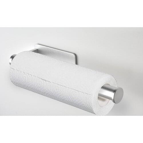 Nail-free Wall Mount Toilet Paper Holder Simple kitchen Roll Paper Rack Bathroom Towel Rack Holders