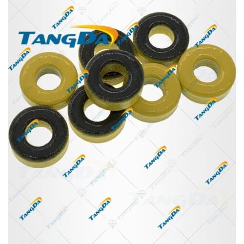 TANGDA T30 Iron powder cores T30-6 OD*ID*HT 8*3.7*3.5 mm 3.6nH/N2 8.5uo Iron dust core Ferrite Toroid toroidal yellow gray PR