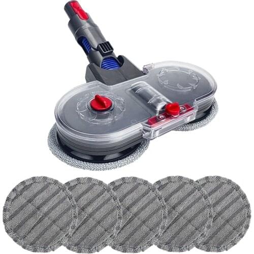 Mop for Dyson Electric Mopping Vacuum Brush Cleaner Cleaning Cloth for Dyson V7 V8 V10 V11 Replaceable Parts with Water Tank Set
