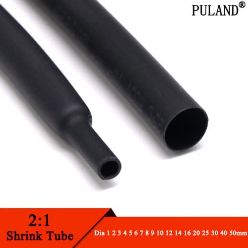 Dia 15mm (Width 25mm) Heat Shrink Tube 2:1 Polyolefin Thermal Cable Sleeve Insulated Wire Protector Wrap DIY Connector Repair