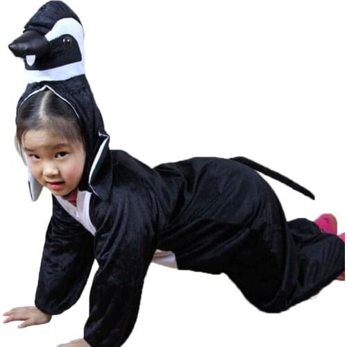 Umorden Cartoon Animal Penguin Costume Cosplay Jumpsuit Childrens Day Halloween Costumes for Children Kids Girls Boys