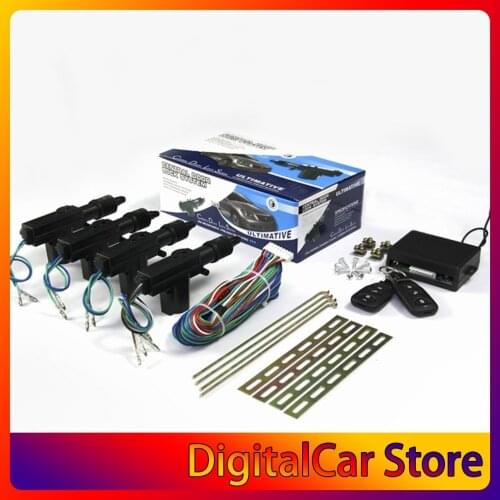 Universal Car Door Lock Keyless Entry System Remote Central Control Locking Kit with Trunk Release Button