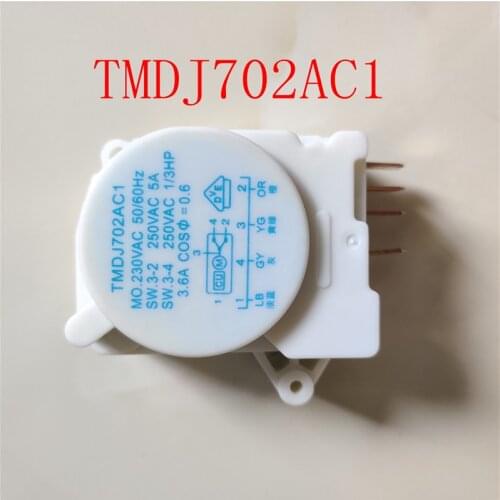1PCS-2PCS Refrigerator Defrost Defrost Timer/Controller TMDJ702AC1 220V 50HZ Defrost Timer High quality free shipping