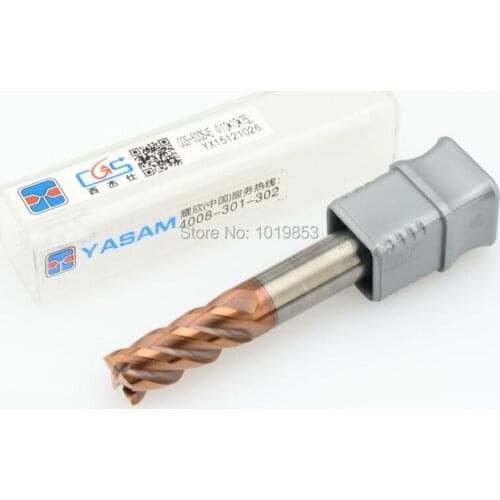 1pcs CGS-600S 10*10*75L 10mm HRC68 SOLID tungsten carbide end mill For high speed CNC machine