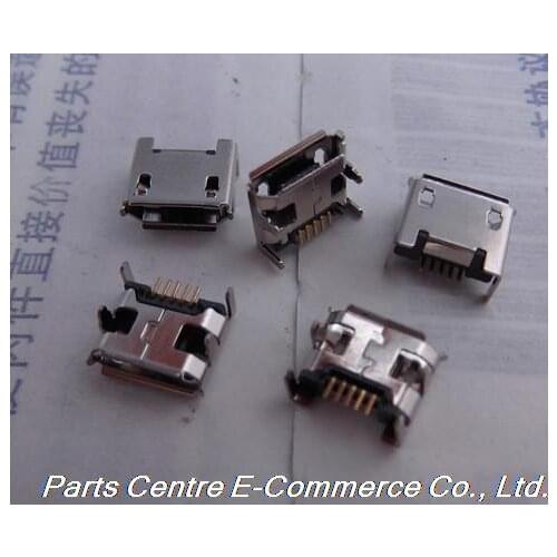 100 pcs for ICONIA TAB A100 Tablet Micro USB Jack Power Connector Data charging socket 5p PAD Tablet PC