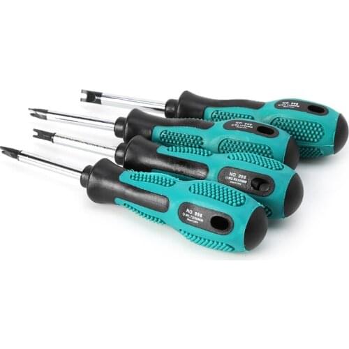 4 Pcs Screwdriver Set Screwdriver Bits U Fork Type Magnetic Slotted Screw Driver CR-V Multi Function Hand Tool Set L50