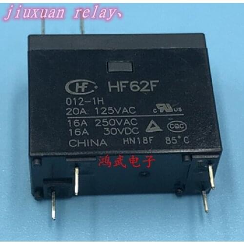 5PCS 100% Original genuine HF62F 012-1H Special relay for water heater and microwave oven