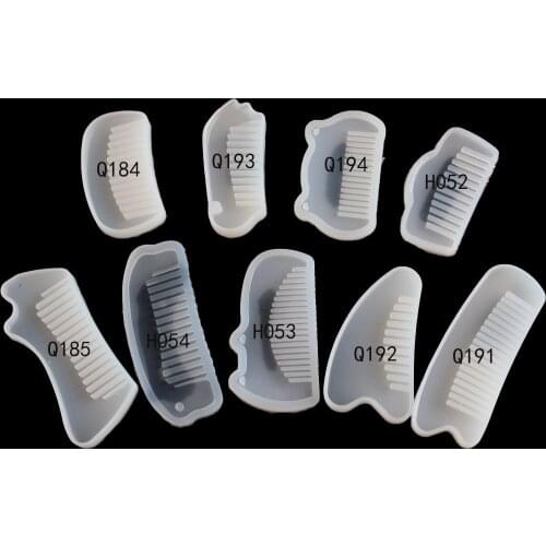 Aouke full Mirror DIY Comb Silicone Mould UV Epoxy Mould Handmade Accessories