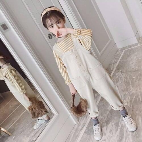BitLamb Autumn Overalls For Girls