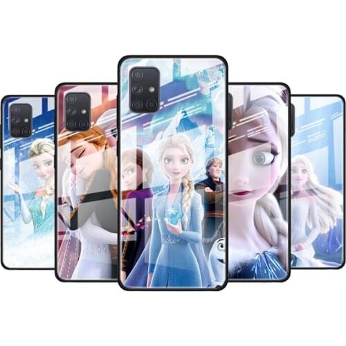 Frozen Aisha Princess for Samsung Galaxy S21 Ultra A71 A51 4G 5G A91 A81 A41 A31 A21 A11 A01 Tempered Glass Phone Case