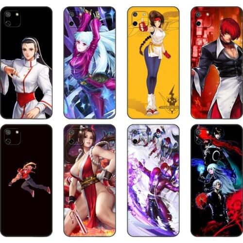 Black tpu Case For OPPO Realme C11 Case For Realme C 11 RealmeC11 Back RMX2185 Case Cover Bumper The King of Fighters