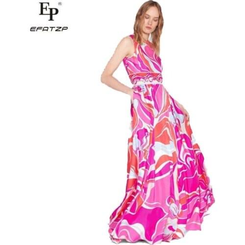 EFZTZP New Womens Fashion Show Sexy Elastic Knitted Slim Long Banquet Dresses