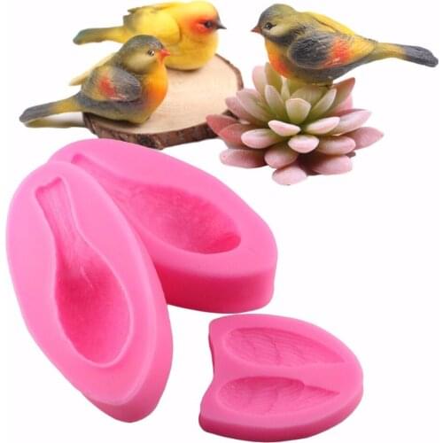 Luyou 3D Bird Fondant Cake Decorating Tools Sugar Craft Silicone Cake Mold Kitchen Baking Gumpaste Chocolate Mold FM1459