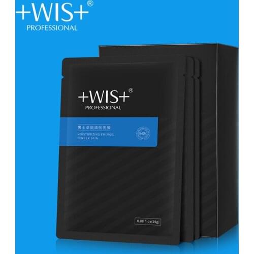 WIS Man Oil Control Shrinking Pores Removing Blackheads Hydrating Moisturizing Emerge Tender Skin Mask Facial Care