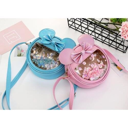 Lovely baby bag the little princess bag cartoon PU bag for children large capacity hot selling