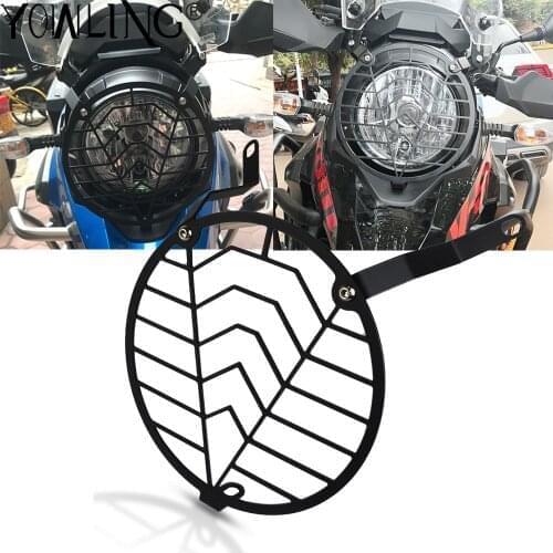 Motorcycle Front Headlight Protector Cover Grill For SUZUKI DL250 V-Strom DL 250 VStrom DL250 Head Light Guard CNC Accessories