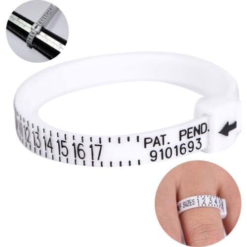 5Pcs US Ring Sizer Measure Finger Gauge For Wedding Ring Band Genuine Tester Jewelry Tool