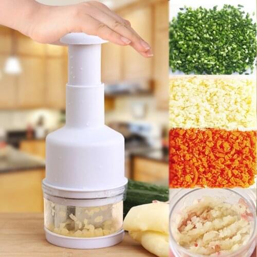Hand Press Garlic Presses Onion Cutter Vegetable Slicer Chopper Ginger Slicer Holder Garlic Presses Grinding Kitchen Gadgets