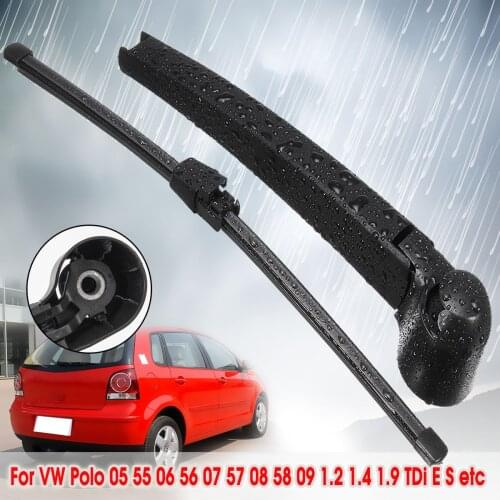 325mm Car Rear Windscreen Wipers Wiper Arm Blade For VW Polo 2005 55 2006 56 2007 57 2008 58 2009 1.2 1.4 1.9 TDi E S
