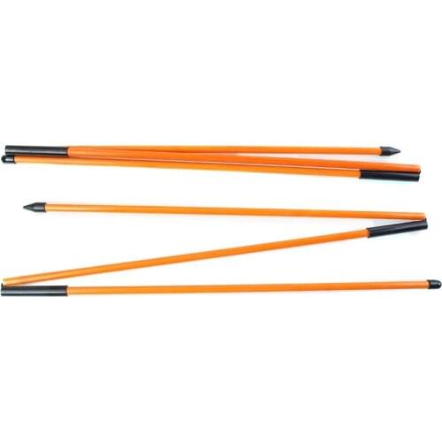 Foldable 2pcs Golf Alignment Sticks 3 Sections Golf Putting Position Training Tool Portable Equipment Supplies