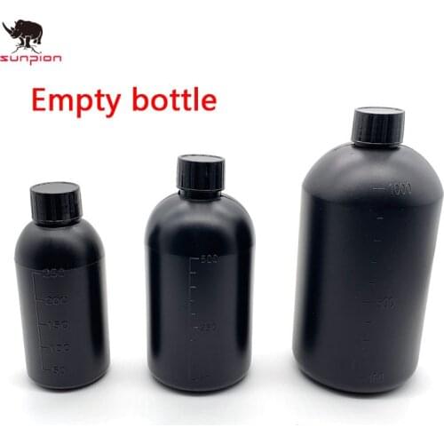 3D printer special empty bottle DLP/SLA 3D printer parts 250 ml /500ml/1000ml/ empty bottle 3d printer parts