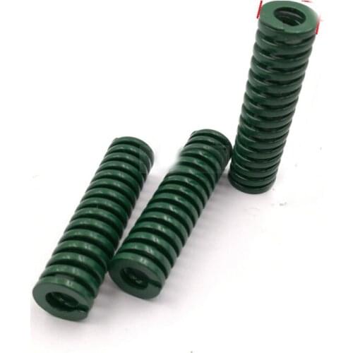 TH Heavy Load Green Die Spring Outer Diameter 10mm Rectangle Compression Pressure Spring 10pcs