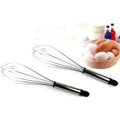 ANGRLY Kitchen Stainless Steel Egg Beaters Eggbeater Whisk Mixer Egg Cooking Tools Kitchen Accessories Silicone Mold Gift Box