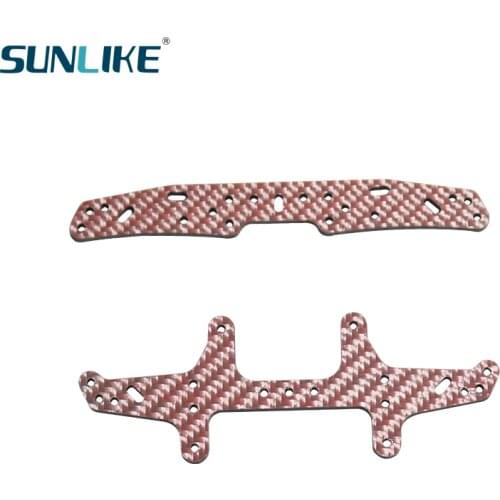 3mm Carbon Fiber Rear Multi-Roller Fixing Bracket J-CUP 2013 Is Suitable For MS S2 VS AR FMA Chassis