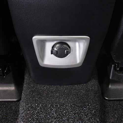 ABS Material Rear cigarette lighter decorative frame interior modification for Toyota for Rav4 2014 2015 2016 2017 2018