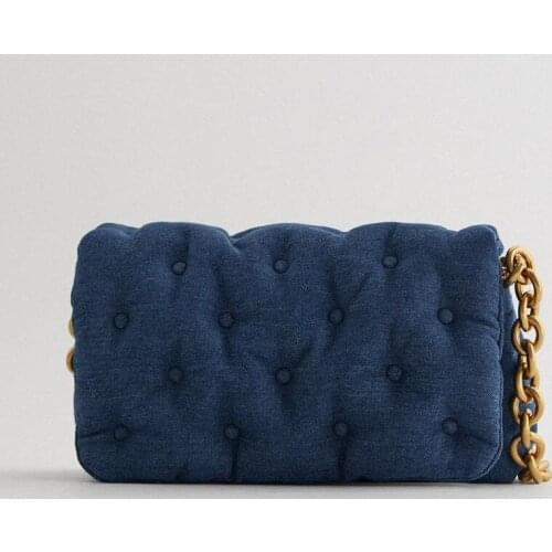 2021 womens bag trend New Autumn winter denim women shoulder bag Brief Flap Womens Casual Messenger Bags Lady underarm bag