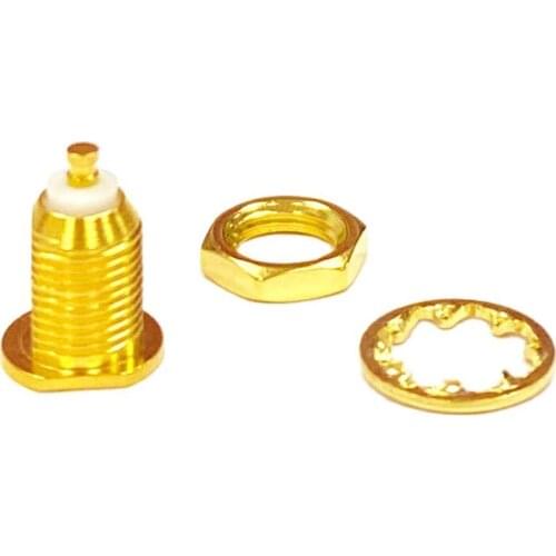 1pc NEW MCX Female Jack RF Coax Adapter convertor Connector solder post Straight Goldplated wholesale