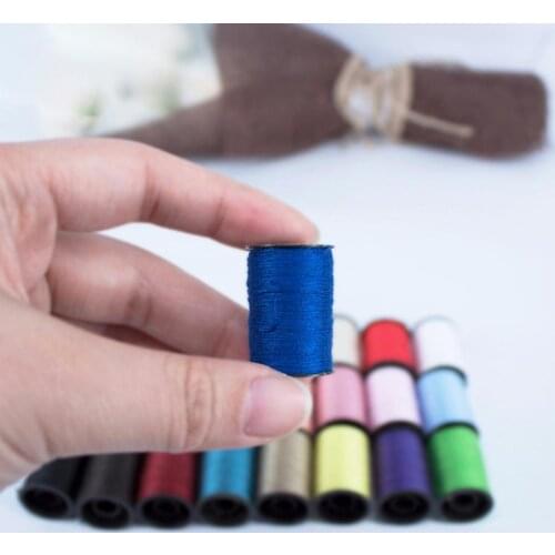 24Pcs Mixed Color Household Needle DIY Handcraft Embroidery Sewing Thread Kit Clothes Sewing Supplies Accessories