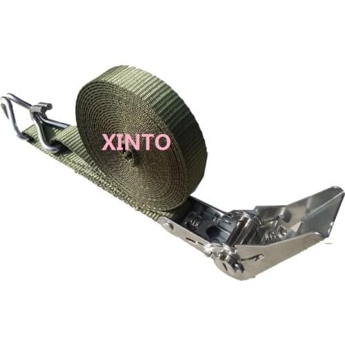 25MM,1",1M--4M, 304 stainless ratchet tie down cargo lashing shipping package strap belt load bind, boat part,marine hardware