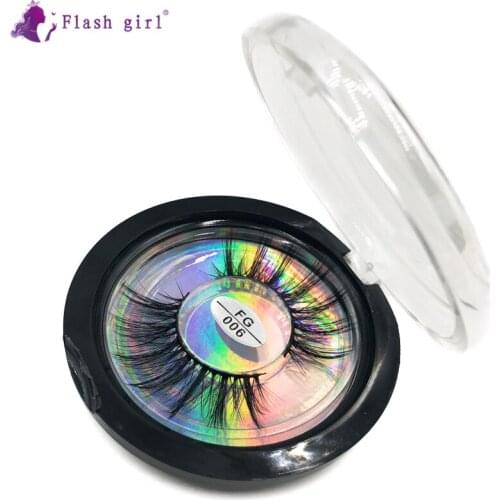 3D Mink Eyelash Vendor FG006 Natural Soft False Eyelashes Makeup Handmade Full Volume Lashes For Eye Beauty