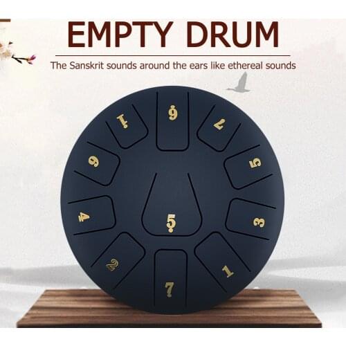8 inch 11 Tune Tongue Drum Hand Pan Tank Percussion Musical Instruments With Drumsticks Carrying Bag Dropshipping New