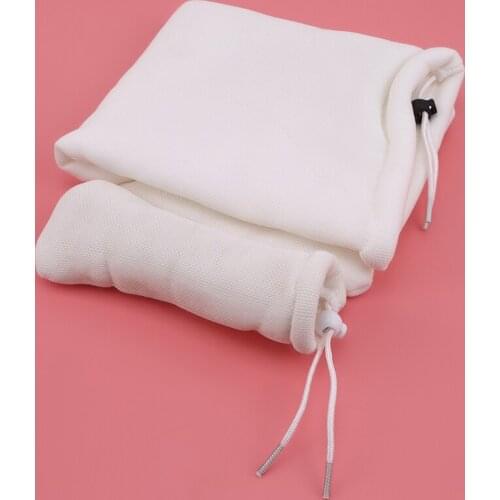 Aquarium Fish Tank Filter Bag Mesh Sump Felt Sock Micron Replacement White Aquarium Filters Mesh Bag