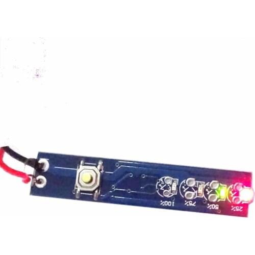 1S 2S 3S 4S 18650 Battery Power Indicator 3.7V-16.8V Power Indicator Panel Polymer Power Display