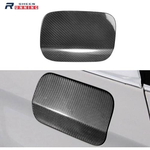 Full Carbon Fiber Gas Cap Fuel Door Gas Tank Cover Trim for BMW X Series X5 X6 E70 E71 Car Accessories 2007-2012