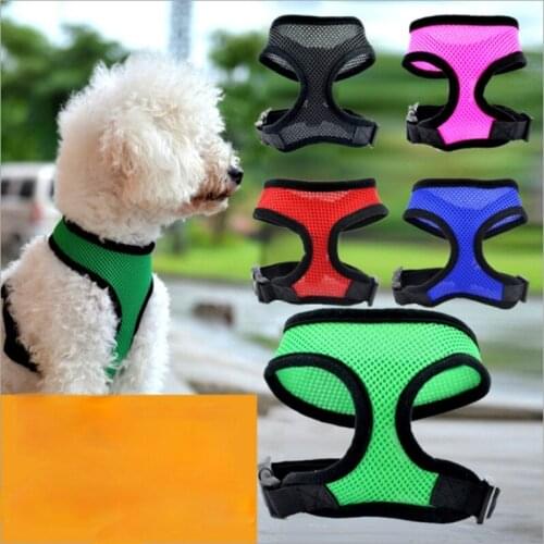 New Pet Mesh Breast Strap Teddy Breathable Puppy Chest Back Traction Dog Accessories Supplies Dog Rope Pet Supplies Wholesale