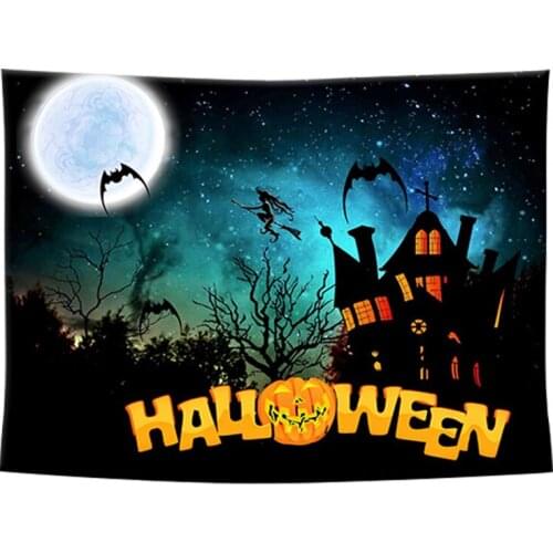 Halloween Wall Tapestry Wall Hanging Tapestry Home Decor Backdrop Yoga Picnic Mat Printed Home Tapestry 200cm X 150cm