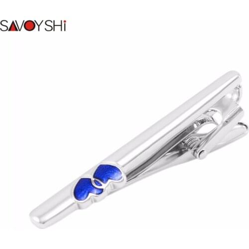 Newest SAVOYSHI Brand Jewelry Classic Tie Clips for Men High Quality Wedding Gift Necktie tie bar clasp tie clip