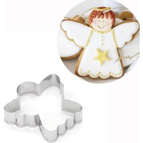 New stainless steel metal angel embossing mold used for DIY handmade jewelry making tools