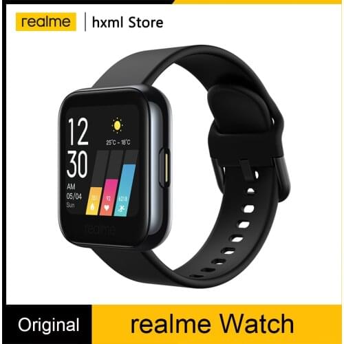Original realme Watch Smart Watch IP68 Sports 1.4 Inch Touchscreen Heart Rate Monitoring Notifications Personalized Watch Faces