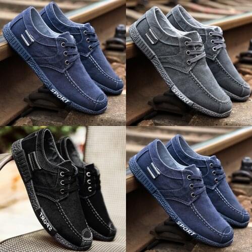 New canvas shoes deodorant breathable mens shoes tide shoes non-slip male students tie casual stripes men shoes tyu7