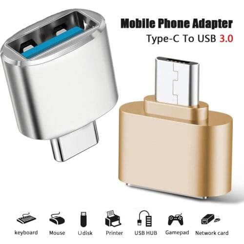 Type C Male To USB 3.0 Female OTG Adapter For Tablet Hard Disk Drive Flash Disk Mouse Connector Moblle Phone Adapter Accessroies