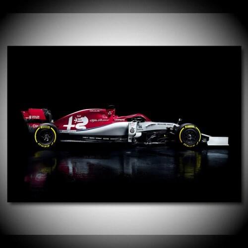 Alfa Romeo C38 ormula F1 Race Car Sport Car Posters Wall Decor Art Canvas Print With DIY Framed Painting Room Decoration