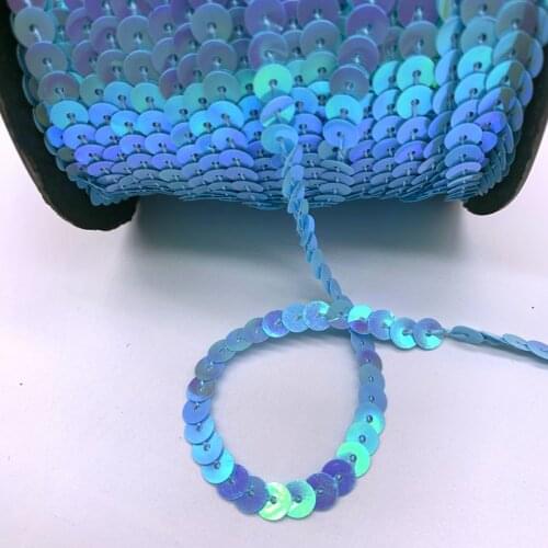 6mm 5Yards Sequin Flat Round Loose Sequins Crafts Paillette Sewing Clothes Decoration DIY Accessory Lentejuelas Para Coser#14